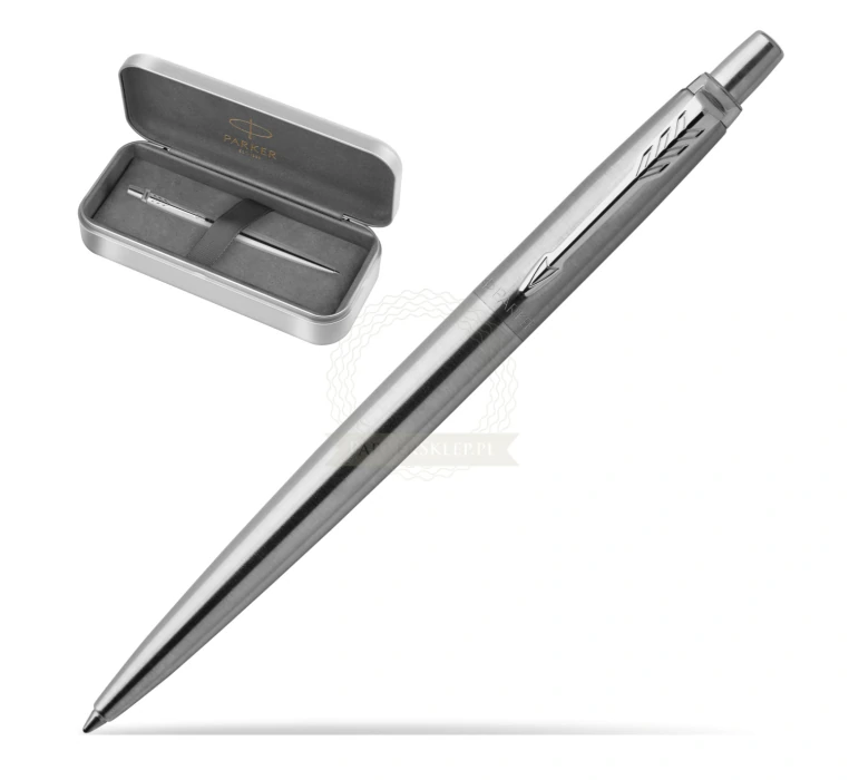 Parker Jotter Stainless Steel Chrome Colour Trim Ballpoint Pen In