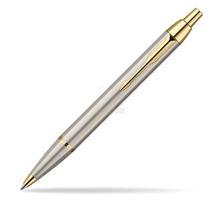 Parker Im Brushed Metal Gt Ballpoint Pen S