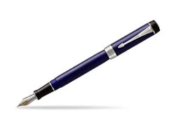 PARKER Duofold Centennial Stylo plume, Noir, Plume moyenne en or 18K, encre  noire, Coffret cadeau - Stylo Plume - Achat & prix