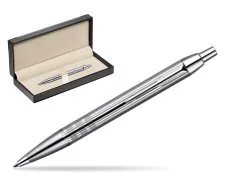 Parker IM Premium Shiny Chrome Metal Chiselled CT Ballpoint Pen