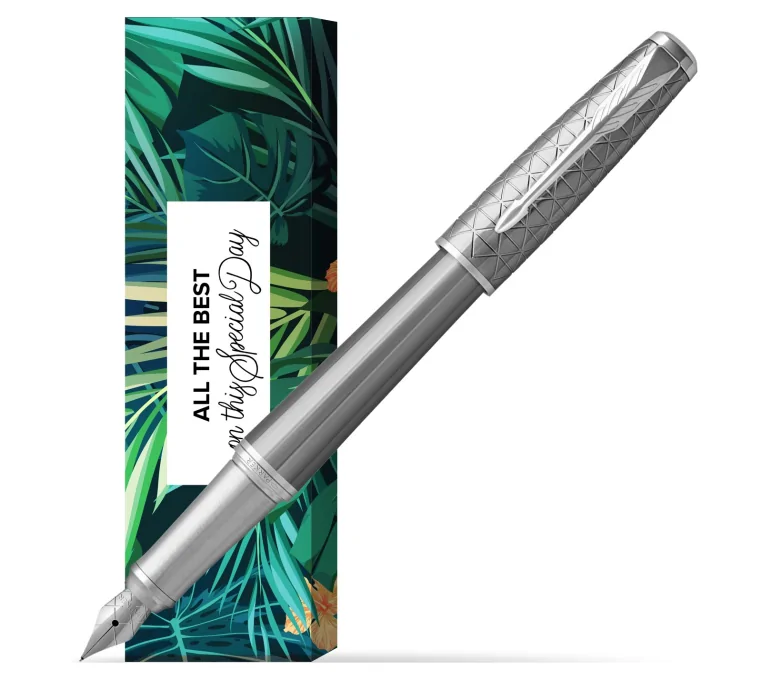 Penna Parker Urban Premium Silvered Powder CT 