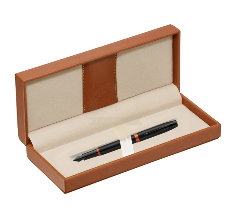 Parker Im Professionals Vibrant Ring Flame Orange Fountain Pen In