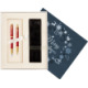 Christmas gift box navy blue