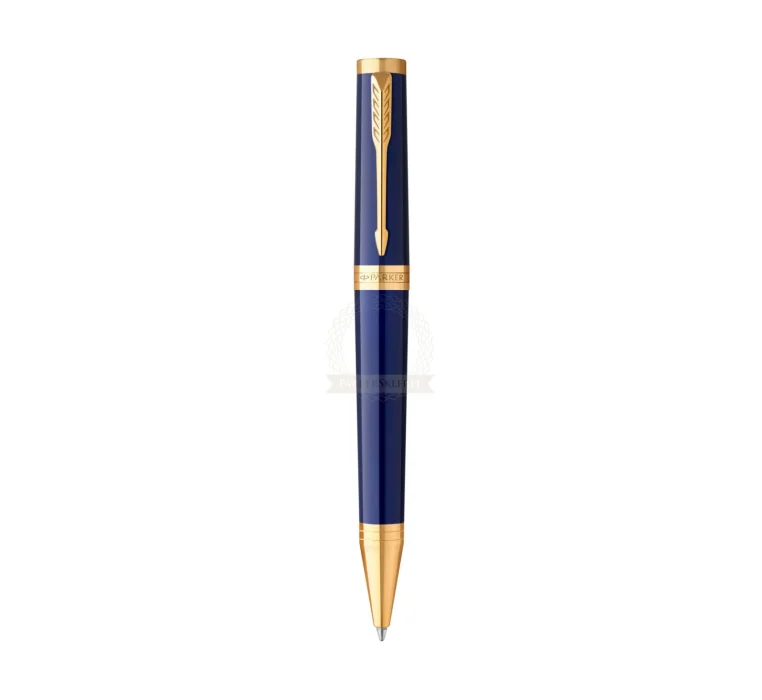 Parker Ingenuity Blue Gt Ballpoint Pen In Classic Box Pure Black In