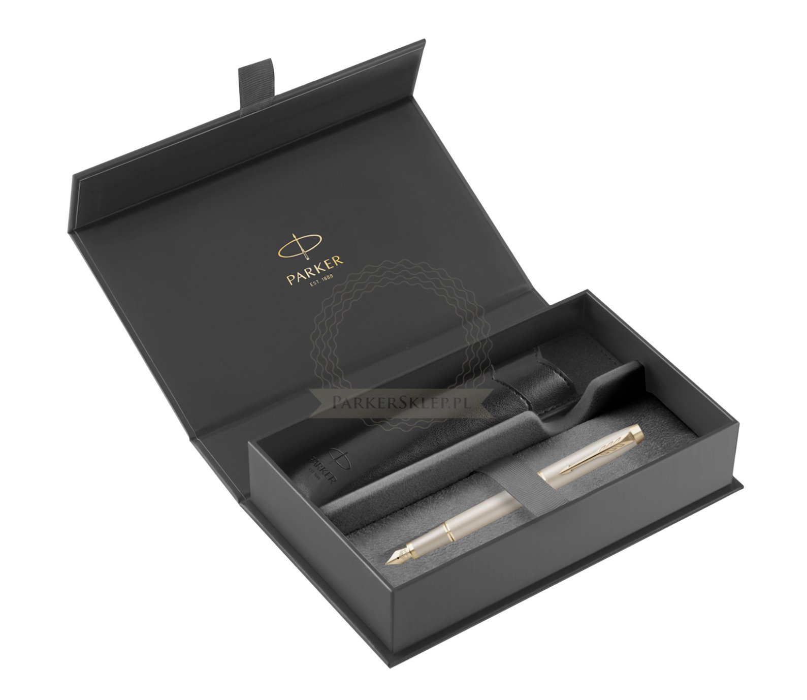 Parker set Fountain Pen + Ballpoint Pen IM PROFESSIONALS MONOCHROME  CHAMPAGNE 2172953_2172956