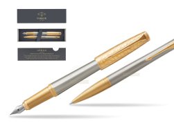 Parker Urban Premium Aureate Powder GT Fountain Pen + Ballpoint Pen in a Gift Box