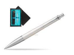 Parker Urban Premium Pearl Metal CT Ballpoint Pen  single wooden box  Black Single Turquoise