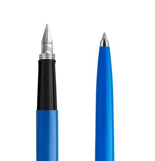 Parker Jotter Originals Blue CT T2016 Fountain Pen + Ballpoint Pen in a  Gift Box 2096858_2076052