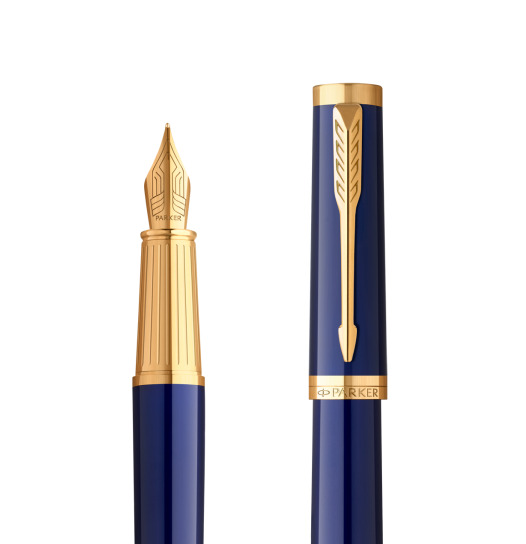 Penna stilografica Parker Ingenuity Blue GT Penna a sfera o stilografica di  lusso con incisioni, marchi Parker, Waterman, Cross, Sheaffer, Diplomat,  Lamy