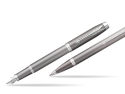 Parker Fountain pen + Ballpoint pen  IM RITUALS GREY Gift Set