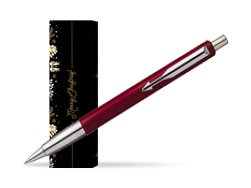 Parker Vector Red Ballpoint Pen in cover Golden Tree